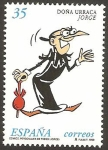 Stamps Spain -  3645 - Personaje de Tebeo, Doña Urraca