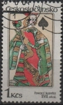 Stamps Czechoslovakia -  Reina d' Picas