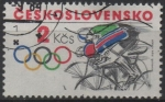 Sellos de Europa - Checoslovaquia -  Juegos Olímpicos: Ciclismo