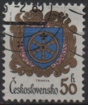 Stamps Czechoslovakia -  Escudos d' Armas: Trnava