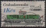 Stamps Czechoslovakia -  Locomotoras y Tranvias: E458.1
