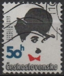 Stamps Czechoslovakia -  Charlie Chaplin