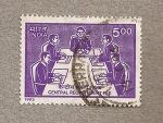 Stamps India -  Impuesto central reclutamiento