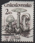 Stamps Czechoslovakia -  Setas. Amaita Virosa