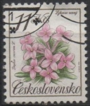 Stamps Czechoslovakia -  Flores. Daphne