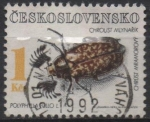 Sellos de Europa - Checoslovaquia -  Escarabajos: Polyphylla