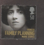 Stamps United Kingdom -  Marie Stopes, pionera en planificación familiar