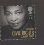 Sellos de Europa - Reino Unido -  Claudia Jones, activista por los derechos civiles