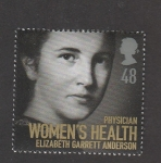 Sellos del Mundo : Europa : Reino_Unido : Elisabeth Garret Anderson, defensora de la salud femenina