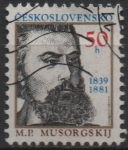 Sellos de Europa - Checoslovaquia -  M.P. Musorgskij