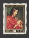 Stamps Hungary -  San Juan Bautista por Anthony van Dyck