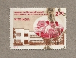 Stamps India -  Centenario de la escuela para ciegos en Calcuta