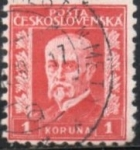 Stamps Czechoslovakia -  Pres. Masaryk