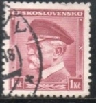 Stamps Czechoslovakia -  Pres. Masaryk