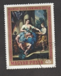Stamps Hungary -  Sansón y Dalila por Michele Rocca