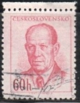 Sellos de Europa - Checoslovaquia -  Pres. Antonín  Zapotocky