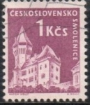 Stamps Czechoslovakia -  Castillo. Smolenice
