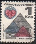 Stamps Czechoslovakia -  Roofs Horacko