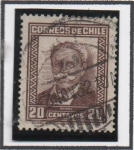 Stamps Chile -  Manuel Bulnes