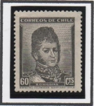 Sellos de America - Chile -  Benardo O'Higgns