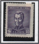 Stamps Chile -  Francisco A. Pinto