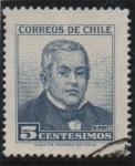Sellos de America - Chile -  M. Montt