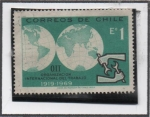 Stamps Chile -  Emblema d' ILO y l' Tierra
