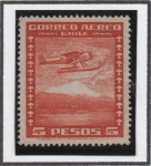 Stamps Chile -  Hidroavion