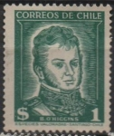 Stamps Chile -  Benardo O'Higgns