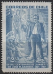 Stamps Chile -  Jose M. Carreras