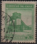 Stamps Chile -  Nina d' cobre