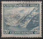 Stamps Chile -  Laguna d' Inca