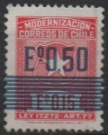 Stamps Chile -  Escudo d' Armas