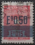 Stamps Chile -  Escudo d' Armas