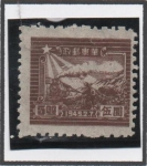 Stamps China -  Tren y Corredor Postal