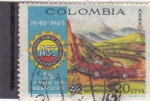 Stamps Colombia -  25 años Automovil Club Colombia