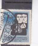 Stamps Chile -  VIII CONFERENCIA INTER.PLANIFICACIÓN DE LA FAMILIA