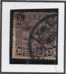 Stamps Taiwan -  Cosecha d' Arroz