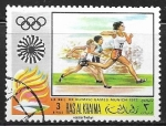Stamps United Arab Emirates -  Juegos olímpicos de verano - corrida