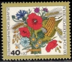 Stamps : Europe : Germany :  Sellos de bienestar: Rosas de jardín.