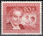 Stamps Germany -   Fundación Elly Heuss Knapp - Asociación de Madres Convalecientes de Alemania.