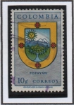 Stamps Colombia -  Escudo Popayan