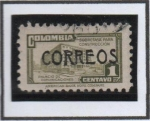 Stamps Colombia -  Edificio d' Telegrafos
