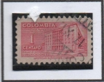 Stamps Colombia -  Palacio d' Comunicaciones