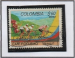 Stamps Colombia -  Cafe y Ciclismo