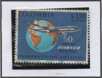 Stamps Colombia -  Tierra y Aerolíneas Avianca
