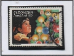 Stamps Colombia -  Navidad'85