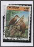 Stamps Colombia -  Aves Trepa Troncos