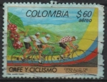 Stamps Colombia -  Ciclismo y Café