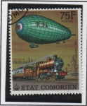 Stamps : Africa : Comoros :  R.34, 1919 Southern Belle 1910, Graf Bretaña
